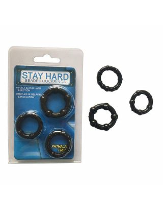 SK STAY HARD BEADED COCRINGS FOR MEN