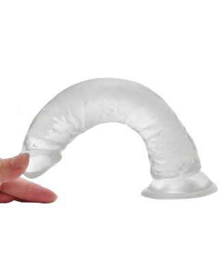 ICE CLEAR CRYSTAL DILDO