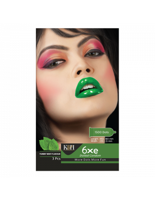 6XE YUMMY MINT CONDOMS 3'S PACK