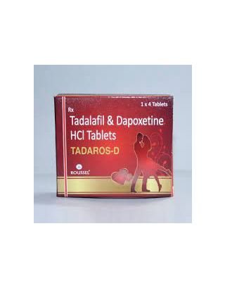 TADAROS-D (TADALAFIL AND DAPOXETINE HCL TABLET) 20 PILLS