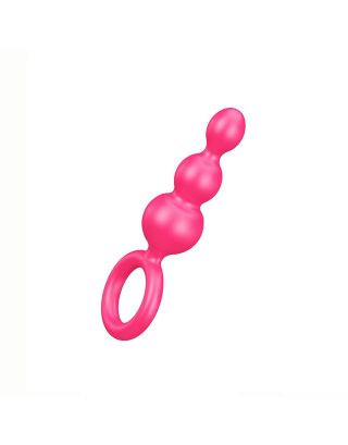 SILICONE ANAL BEADS PINK