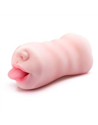 Dual Head Mouth & Pussy Masturbator (Long Tongue)