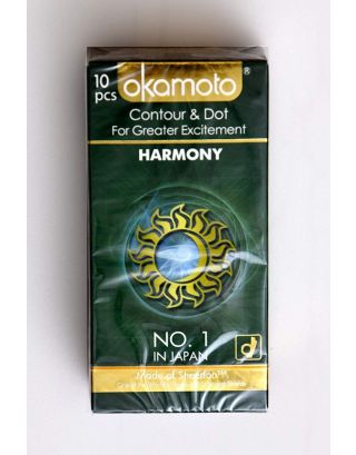 Okamoto Condoms For Men COUNTER & DOT HARMONY 10'S Pack