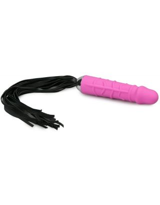 PINK DILDO VIBRATOR WITH TAIL