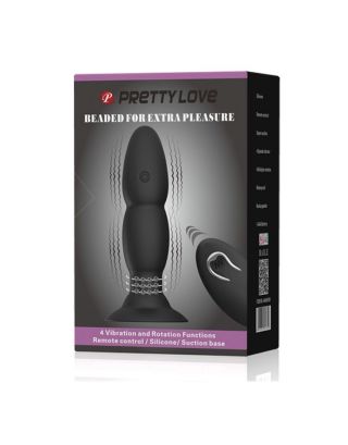 PL Wireless Vibrating Beaded Butt Plug