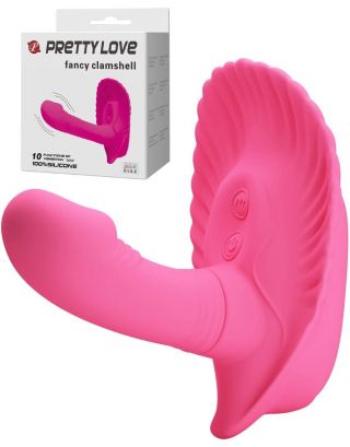 PRETTY LOVE FANCY CLAMSHELL REMOTE SEX TOY
