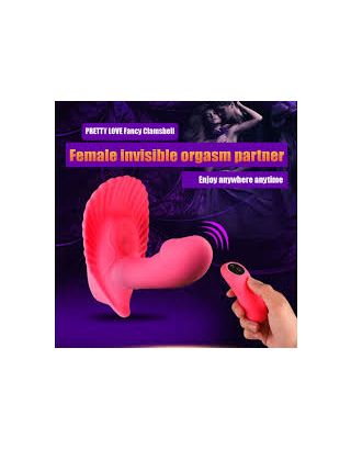 PRETTY LOVE FANCY CLAMSHELL REMOTE SEX TOY