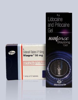 Viagra 50mg Tablet and Manforce Gel