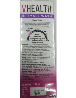 VHEALTH INTIMATE WASH 100ML