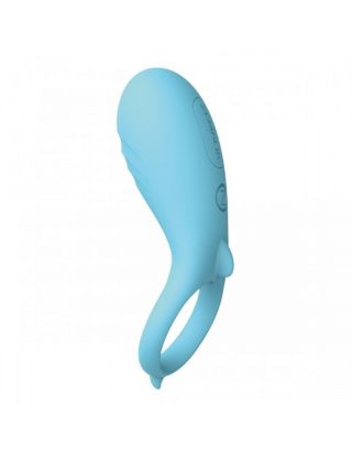 ZEMALIA Azure Shark Powerful Vibrating Cock Ring